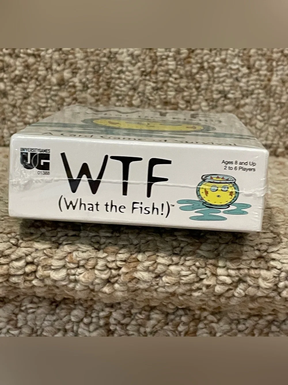New WTF (What the Fish) Card Game of Survival Family Fun-Factory Sealed Ages 8+